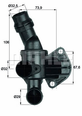 Mahle/Behr TI 6 87 Thermostat, coolant TI687: Buy near me in Poland at 2407.PL - Good price!
