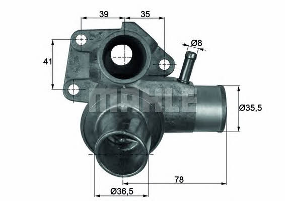 Mahle/Behr TI 63 85D Thermostat, coolant TI6385D: Buy near me in Poland at 2407.PL - Good price!