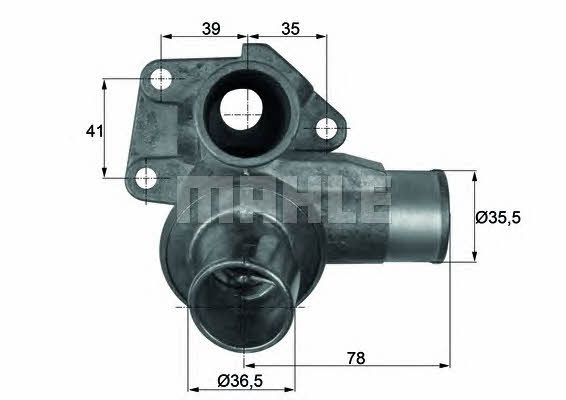 Mahle/Behr TI 74 85D Thermostat, coolant TI7485D: Buy near me at 2407.PL in Poland at an Affordable price!