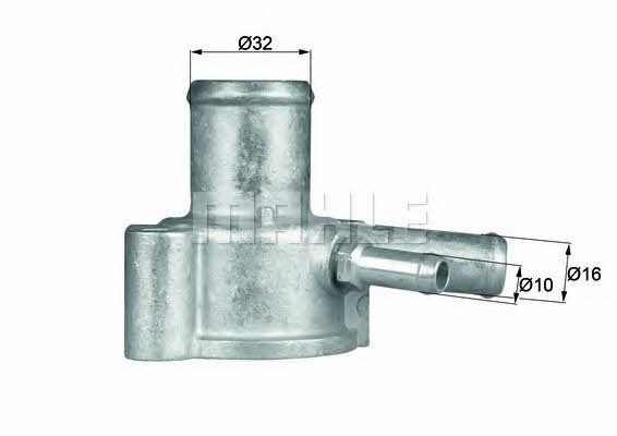 Mahle/Behr TI 84 87D Thermostat, coolant TI8487D: Buy near me in Poland at 2407.PL - Good price!