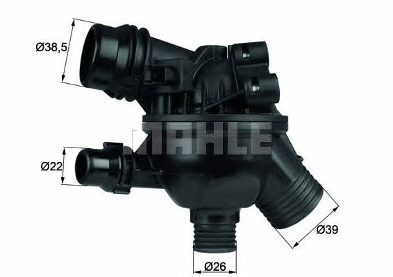 Mahle/Behr TM 19 102 Thermostat, coolant TM19102: Buy near me in Poland at 2407.PL - Good price!