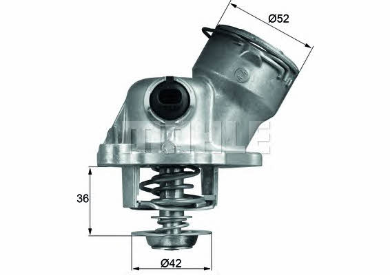 Mahle/Behr TM 29 100D Termostat, środek chłodzący TM29100D: Dobra cena w Polsce na 2407.PL - Kup Teraz!