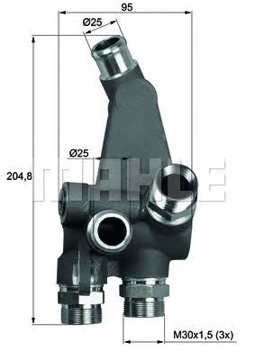 Mahle/Behr TO 3 83 Thermostat housing TO383: Buy near me in Poland at 2407.PL - Good price!