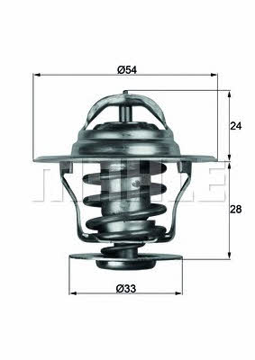 Mahle/Behr TX 11 87D Thermostat, coolant TX1187D: Buy near me at 2407.PL in Poland at an Affordable price!