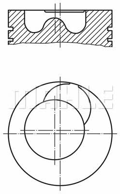 Mahle Original 209 41 20 Tłok z pierścieniami, zestaw 2094120: Dobra cena w Polsce na 2407.PL - Kup Teraz!