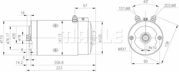 Buy Mahle Original MM 85 at a low price in Poland!