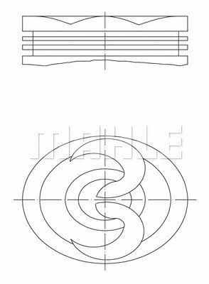 Mahle Original 049 27 01 Piston set 0492701: Buy near me in Poland at 2407.PL - Good price!