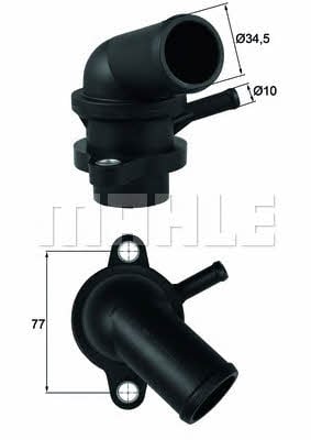 Mahle/Behr TI 240 87D Thermostat, coolant TI24087D: Buy near me at 2407.PL in Poland at an Affordable price!