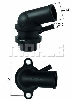 Mahle/Behr TI 239 87D Thermostat, coolant TI23987D: Buy near me in Poland at 2407.PL - Good price!
