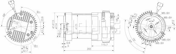 Mahle Original MM 247 Electric motor MM247: Buy near me in Poland at 2407.PL - Good price!