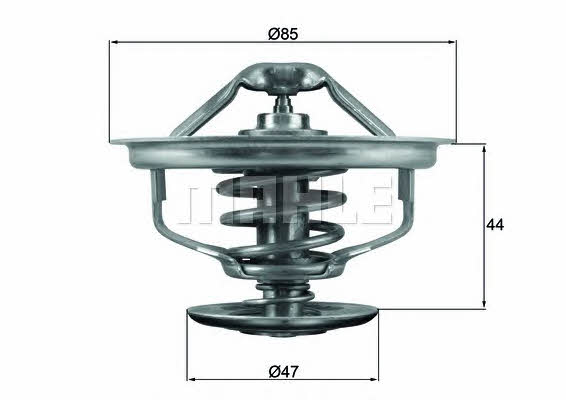 Mahle/Behr TX 127 83D Termostat, środek chłodzący TX12783D: Dobra cena w Polsce na 2407.PL - Kup Teraz!