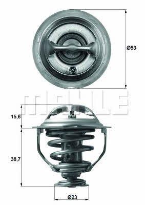 Mahle/Behr TX 117 95D Thermostat, coolant TX11795D: Buy near me at 2407.PL in Poland at an Affordable price!