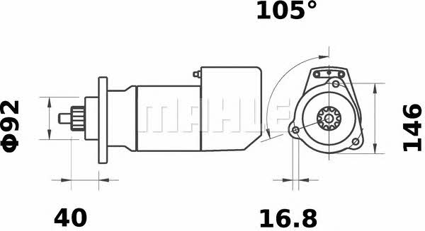 Купить Mahle Original MS 460 по низкой цене в Польше!