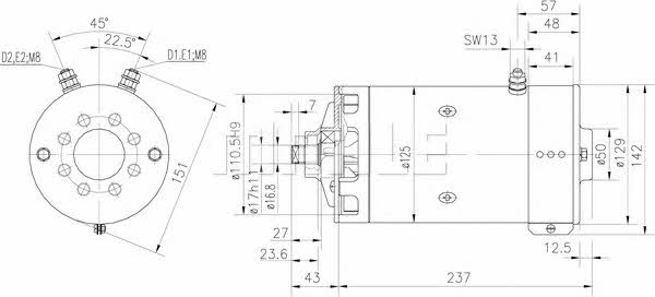 Mahle Original MM 227 Electric motor MM227: Buy near me in Poland at 2407.PL - Good price!