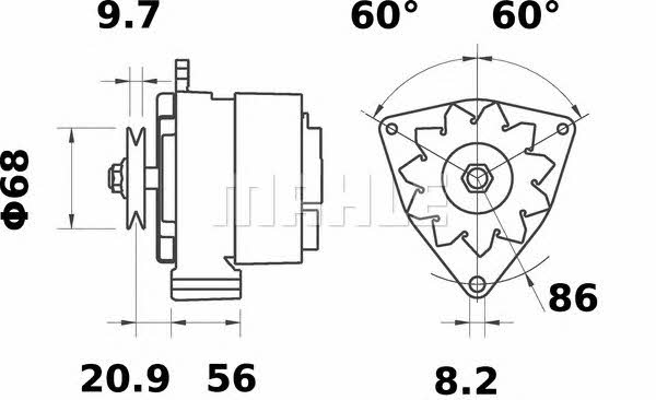 Купить Mahle Original MG 604 по низкой цене в Польше!