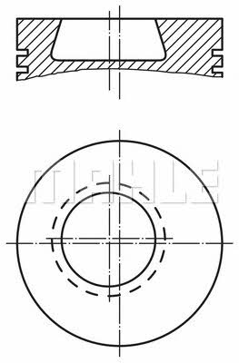 Mahle Original 002 80 01 Поршень з кільцями, комплект 0028001: Приваблива ціна - Купити у Польщі на 2407.PL!