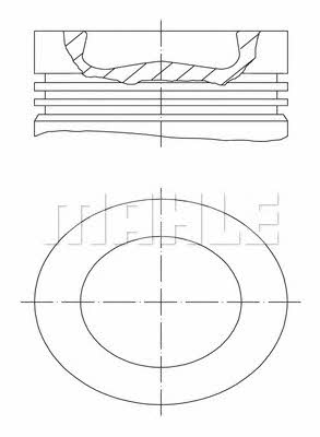 Mahle Original 003 97 00 Kolben satz 0039700: Kaufen Sie zu einem guten Preis in Polen bei 2407.PL!