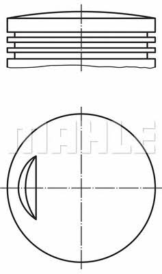 Mahle Original 007 52 01 Tłok z pierścieniami, zestaw 0075201: Dobra cena w Polsce na 2407.PL - Kup Teraz!