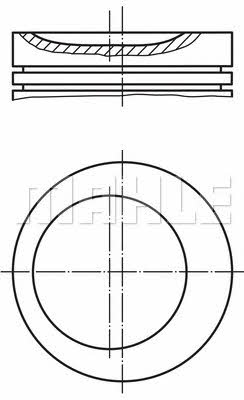 Mahle Original 083 14 02 Kolben satz 0831402: Kaufen Sie zu einem guten Preis in Polen bei 2407.PL!