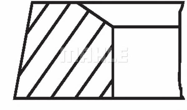 KOLBENRINGE, SATZ Mahle Original 001 36 N4