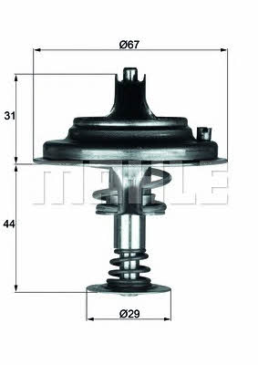 Behr-Hella TX2671D1 Termostat, środek chłodzący TX2671D1: Dobra cena w Polsce na 2407.PL - Kup Teraz!