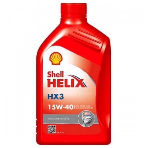 Shell 5011987031753 Моторна олива Shell Helix HX3 15W-40, 1л 5011987031753: Купити у Польщі - Добра ціна на 2407.PL!