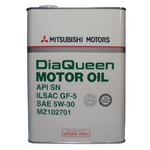 Mitsubishi MZ102701 Engine oil Mitsubishi DiaQueen 5W-30, 4L MZ102701: Buy near me in Poland at 2407.PL - Good price!