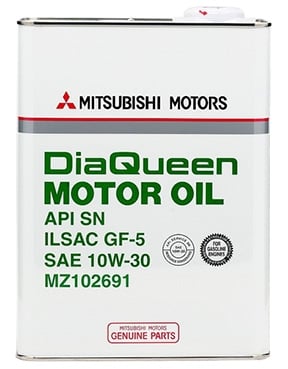 Mitsubishi MZ102691 Engine oil Mitsubishi DiaQueen 10W-30, 4L MZ102691: Buy near me in Poland at 2407.PL - Good price!