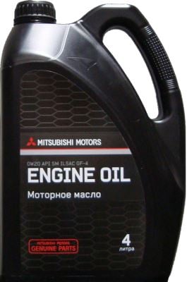 Mitsubishi MZ320191 Olej silnikowy Mitsubishi Motor Oil API SM 0W-20, 4L MZ320191: Atrakcyjna cena w Polsce na 2407.PL - Zamów teraz!