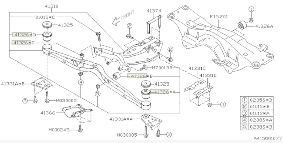 Buy Subaru 41326SA000 at a low price in Poland!