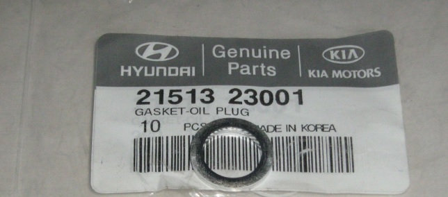 Кольцо уплотнительное пробки маслосливной Hyundai&#x2F;Kia 21513-23001