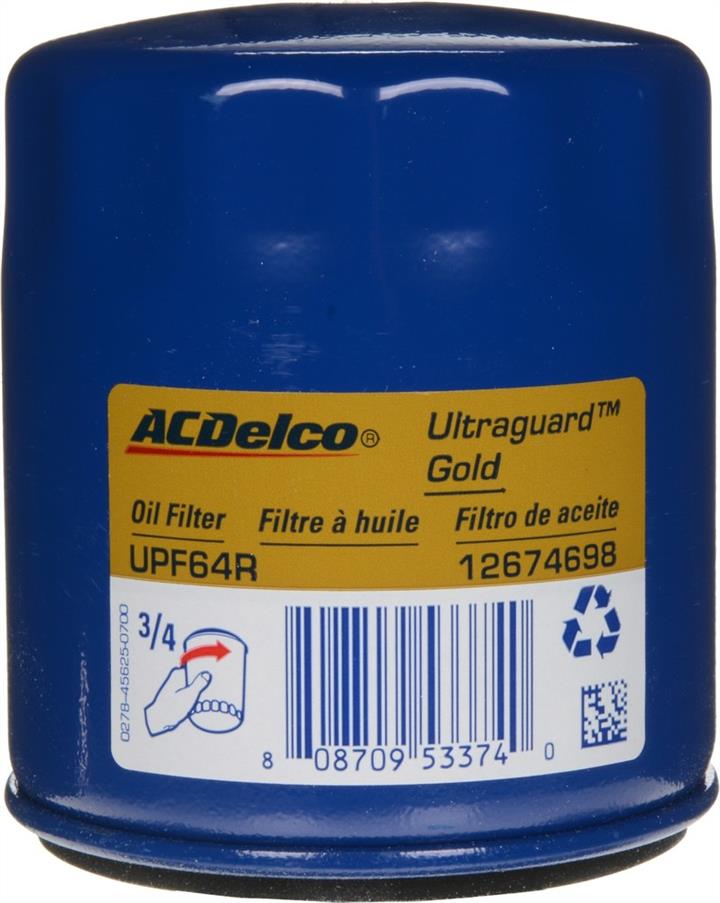 AC Delco UPF64R Filtr oleju UPF64R: Dobra cena w Polsce na 2407.PL - Kup Teraz!