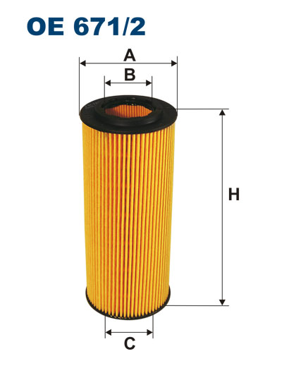 Filtron OE671/2 Oil Filter OE6712: Buy near me in Poland at 2407.PL - Good price!
