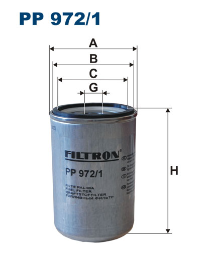 Filtron PP972/1 Fuel filter PP9721: Buy near me in Poland at 2407.PL - Good price!