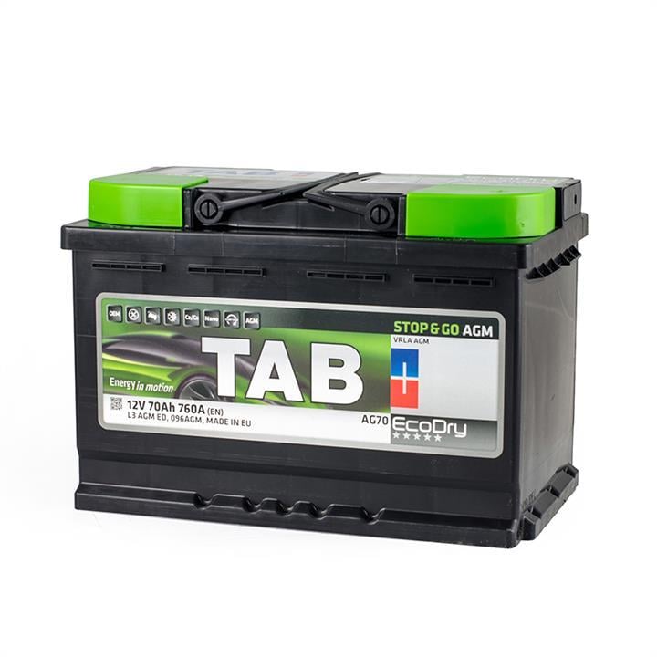 TAB 213070 Battery Tab AGM 12V 70AH 760A(EN) R+ 213070: Buy near me in Poland at 2407.PL - Good price!