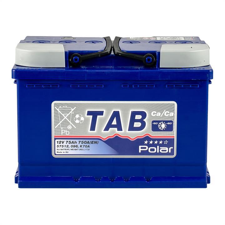 TAB 121075 Battery Tab Polar Blue 12V 75AH 750A(EN) R+ 121075: Buy near me in Poland at 2407.PL - Good price!