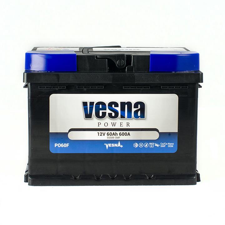 Vesna 415256 Akumulator Vesna Power 12V 60AH 600A(EN) P+ 415256: Atrakcyjna cena w Polsce na 2407.PL - Zamów teraz!