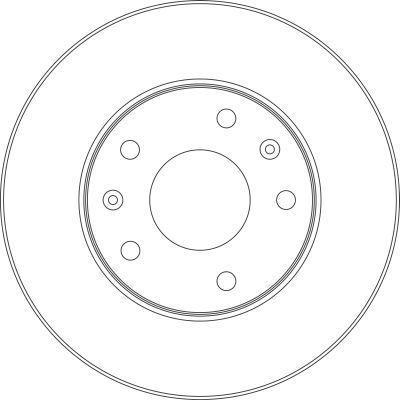 Alanko 305539 Unventilated front brake disc 305539: Buy near me in Poland at 2407.PL - Good price!