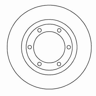 Alanko 305521 Unventilated front brake disc 305521: Buy near me in Poland at 2407.PL - Good price!