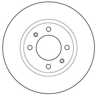 Alanko 305519 Unventilated front brake disc 305519: Buy near me in Poland at 2407.PL - Good price!