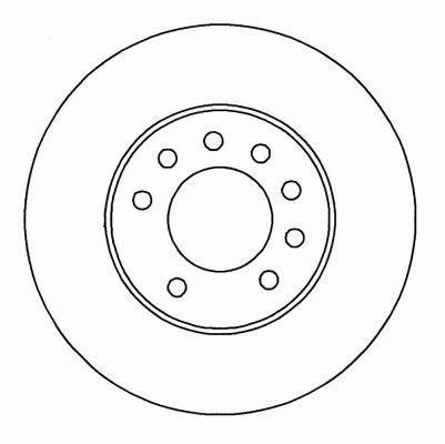 Alanko 305508 Front brake disc ventilated 305508: Buy near me in Poland at 2407.PL - Good price!