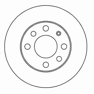 Alanko 305495 Unventilated front brake disc 305495: Buy near me in Poland at 2407.PL - Good price!