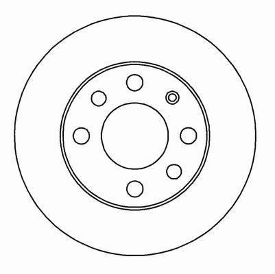 Alanko 305494 Unventilated front brake disc 305494: Buy near me in Poland at 2407.PL - Good price!