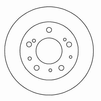 Alanko 305415 Unventilated front brake disc 305415: Buy near me in Poland at 2407.PL - Good price!