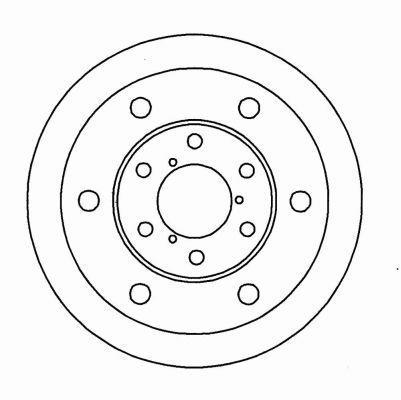 Alanko 305381 Unventilated front brake disc 305381: Buy near me in Poland at 2407.PL - Good price!