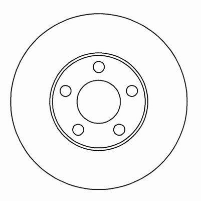 Alanko 305244 Unventilated front brake disc 305244: Buy near me at 2407.PL in Poland at an Affordable price!