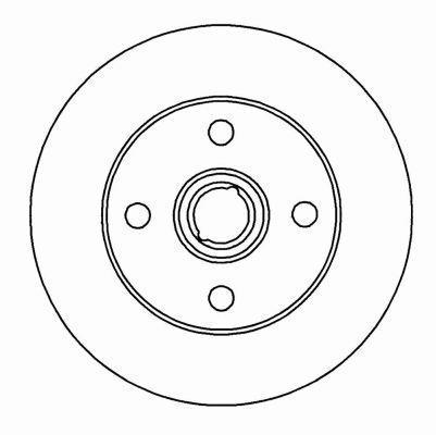 Alanko 305241 Unventilated front brake disc 305241: Buy near me in Poland at 2407.PL - Good price!