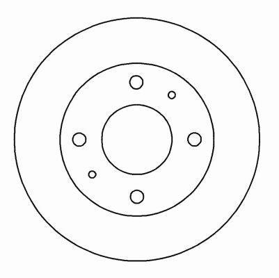 Alanko 305207 Front brake disc ventilated 305207: Buy near me in Poland at 2407.PL - Good price!