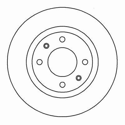 Alanko 305049 Unventilated front brake disc 305049: Buy near me in Poland at 2407.PL - Good price!