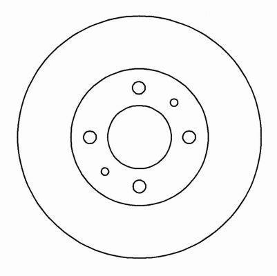 Alanko 304989 Front brake disc ventilated 304989: Buy near me in Poland at 2407.PL - Good price!